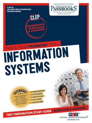 cover image of INFORMATION SYSTEMS